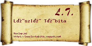 László Tábita névjegykártya